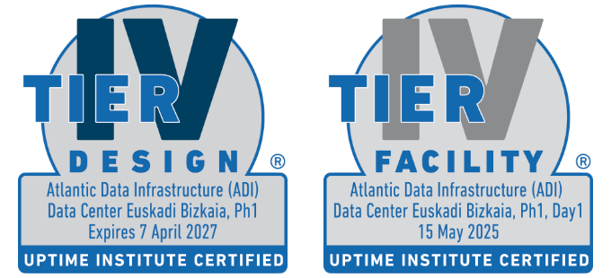 Data Center Euskadi Bizkaia Tier Certification Foils - Tier IV Design and Tier IV Facility Data Center Euskadi Bizkaia Tier Certification Foils - Tier IV Design and Tier IV Facility