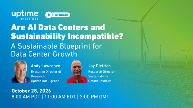 Webinar: Are AI data centers and sustainability incompatible? A sustainable blueprint for data center growth