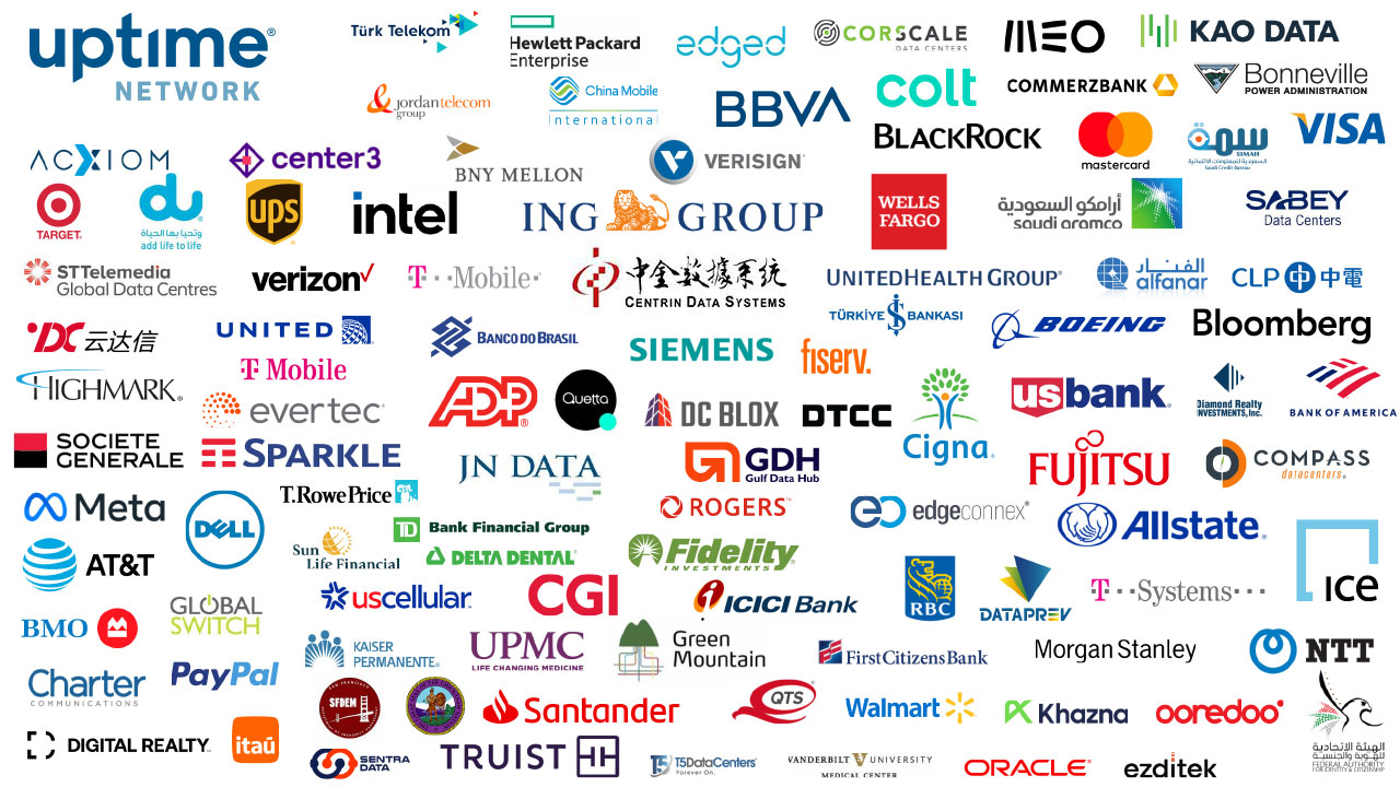 Community of Uptime Network members (logos) Community of Uptime Network members (logos)