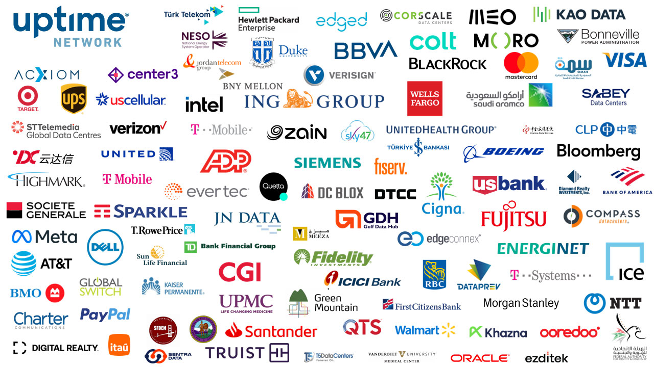 Community of Uptime Network members (logos) Community of Uptime Network members (logos)