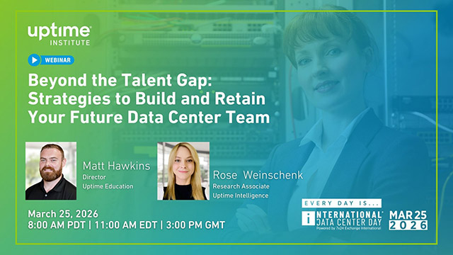 Webinar: Beyond the Talent Gap: Strategies to Build and Retain Your Future Data Center Team